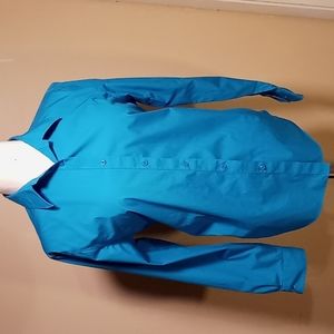 Blue Button Down Top